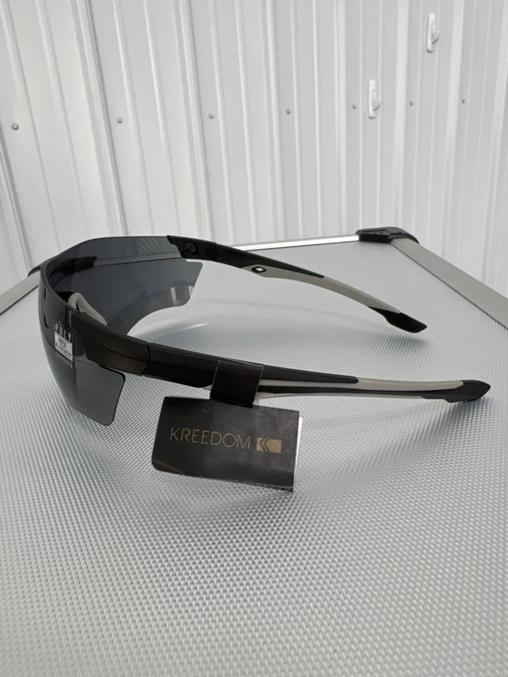 Kreedom Polycarbonate Polarized Sunglasses UV Protection Black Gray Outdoor NEW